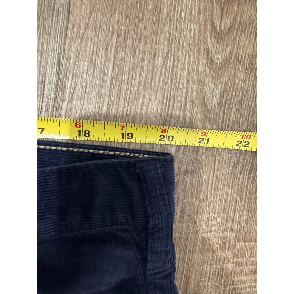Banana Republic Corduroy Traveler Pants 38x32 Men's Navy Blue Slim Fit‎